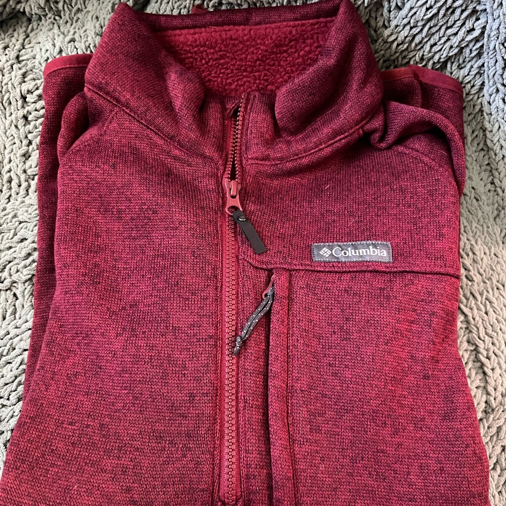 Columbia zip up jacket